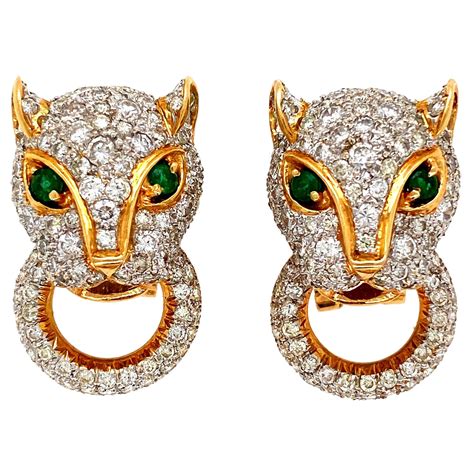 cartier panther earrings for sale.